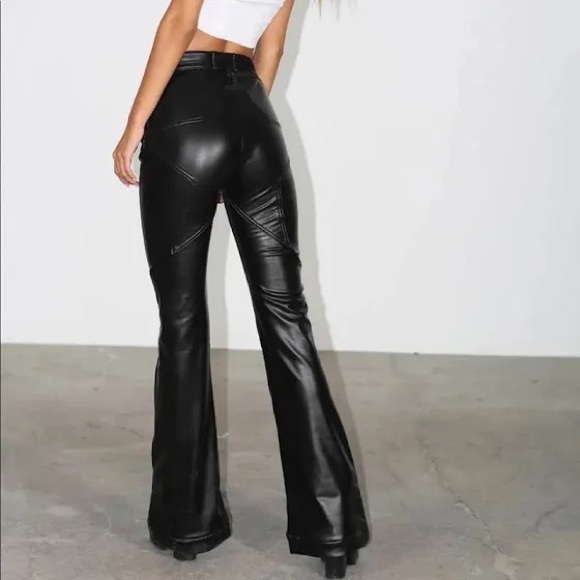 REVICE Pants - Revice Venus leather flare pant NWOT.